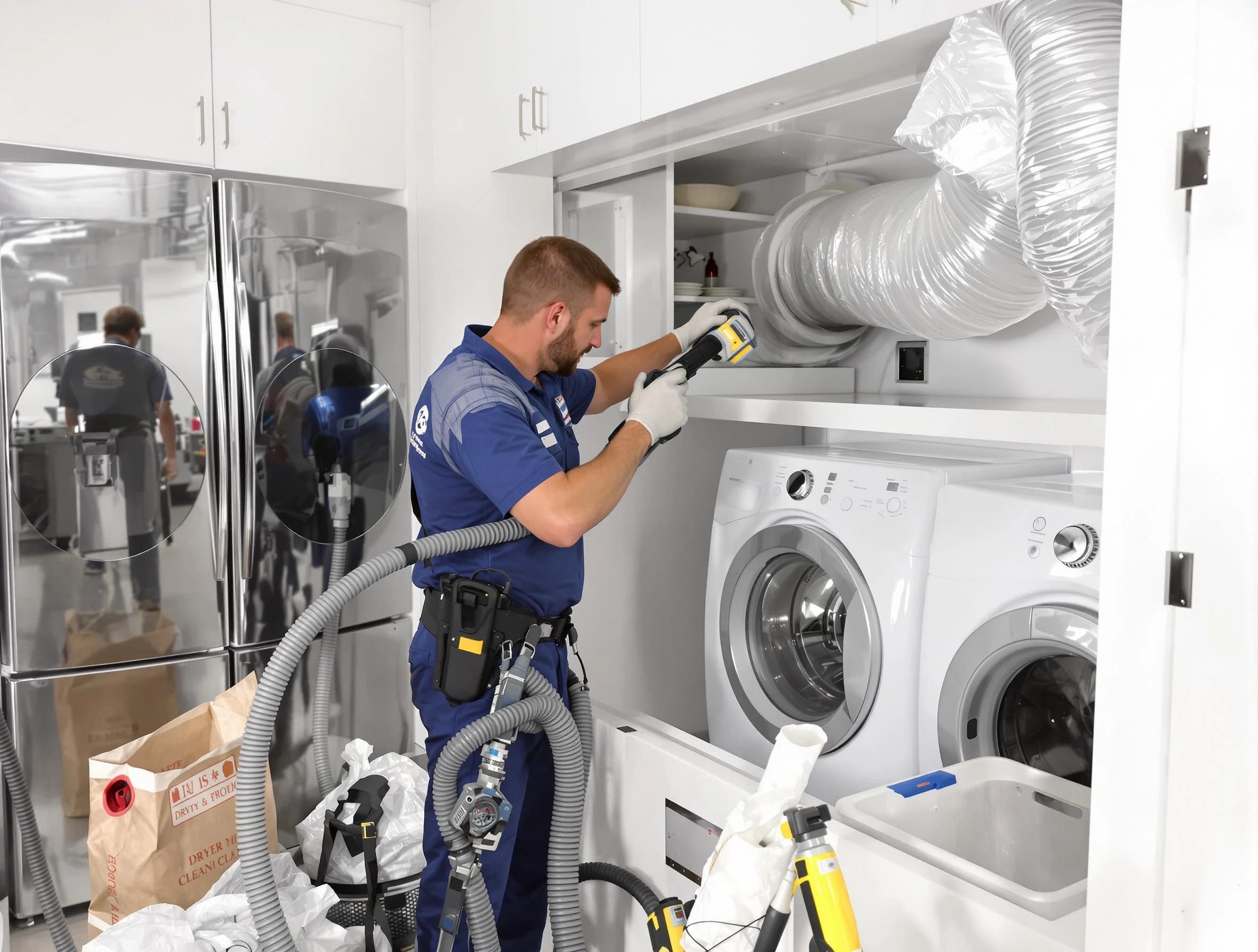 Professional duct cleaning by Salt Lake City Dryer Vent Cleaning in Salt Lake City
