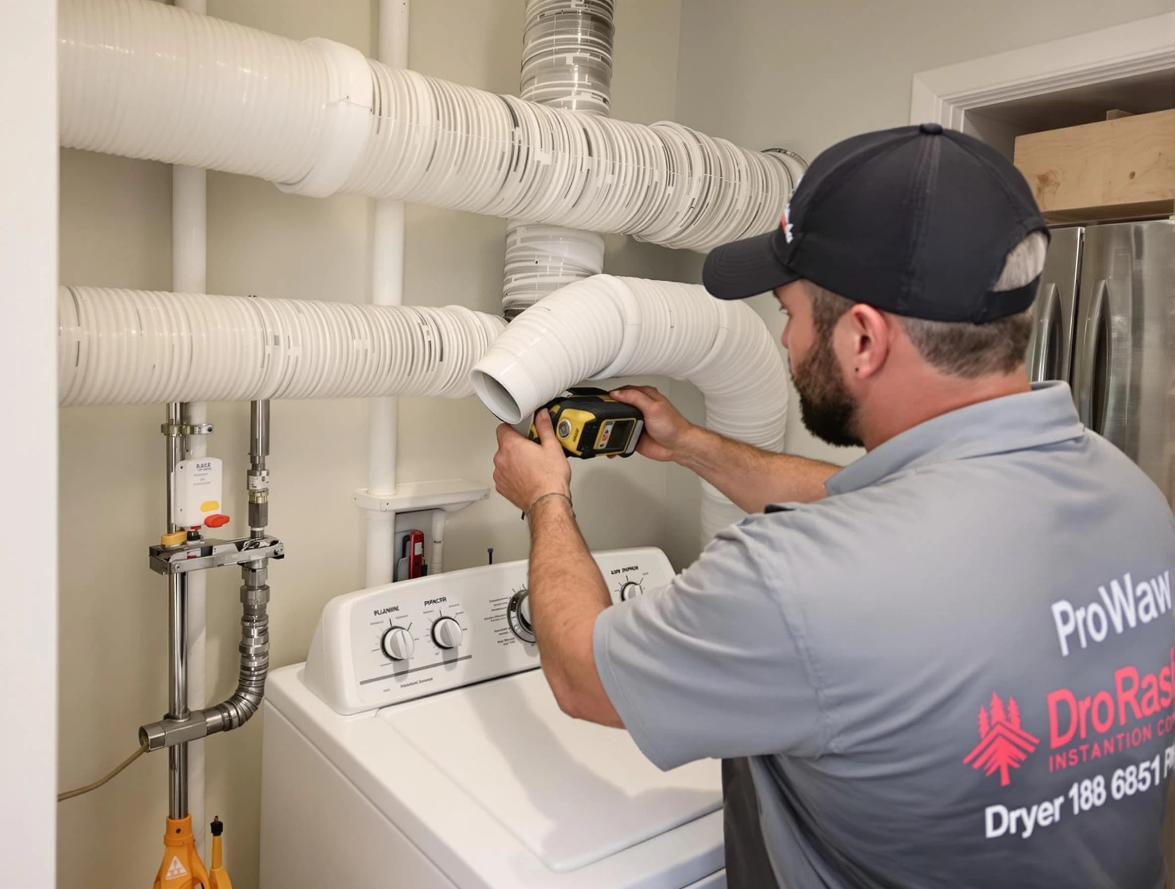 Professional dryer vent hose installation by Salt Lake City Dryer Vent Cleaning in Salt Lake City