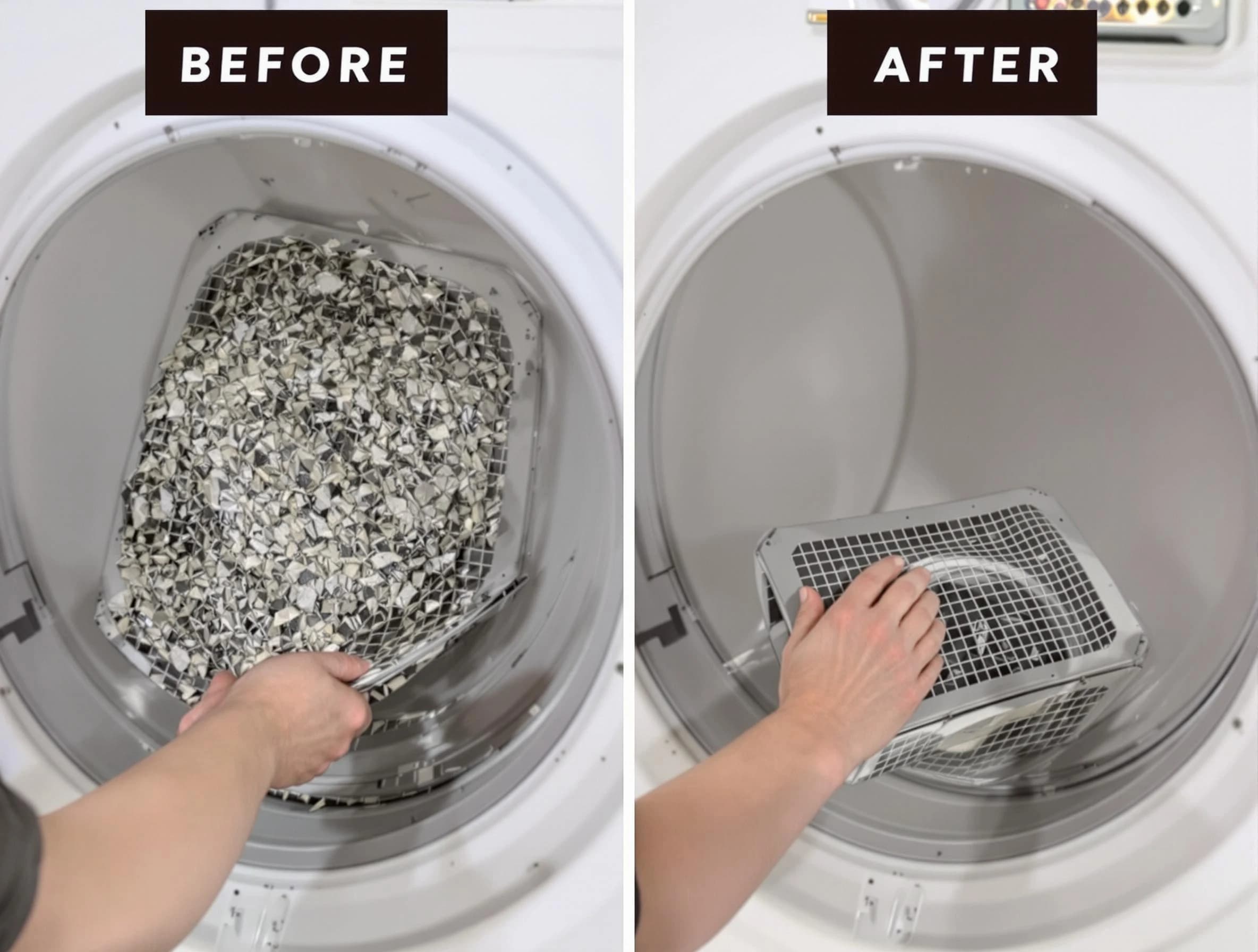 Professional lint trap cleaning by Salt Lake City Dryer Vent Cleaning in Salt Lake City